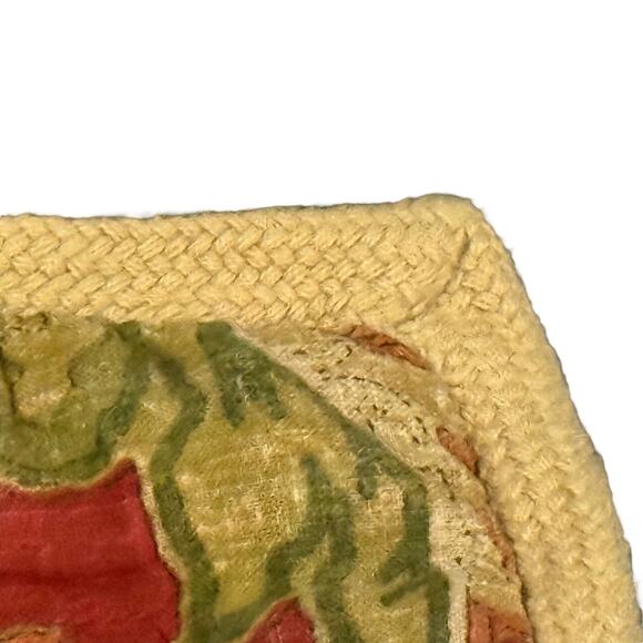 Chaps Ralph Lauren Annabelle Red Jacobean 2 Set Pair King Sham Pillowcases - Picture 5 of 7